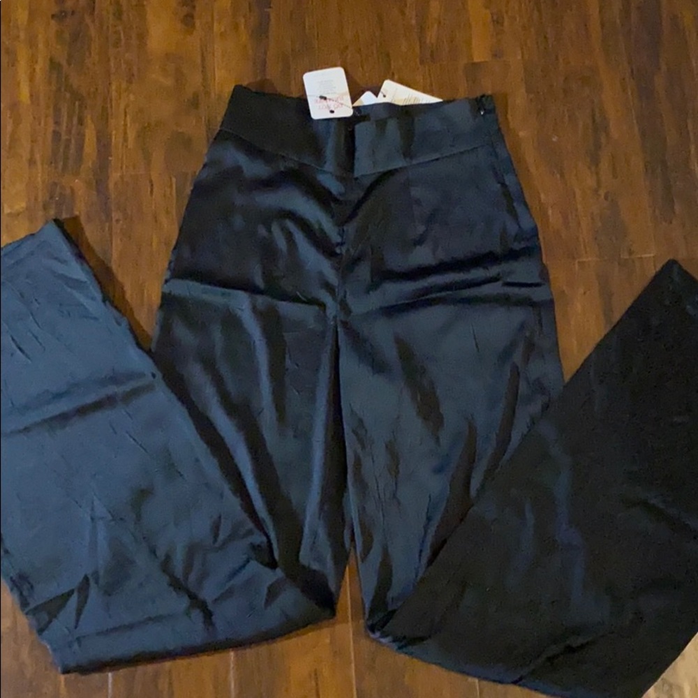 High-Waisted Black Pants